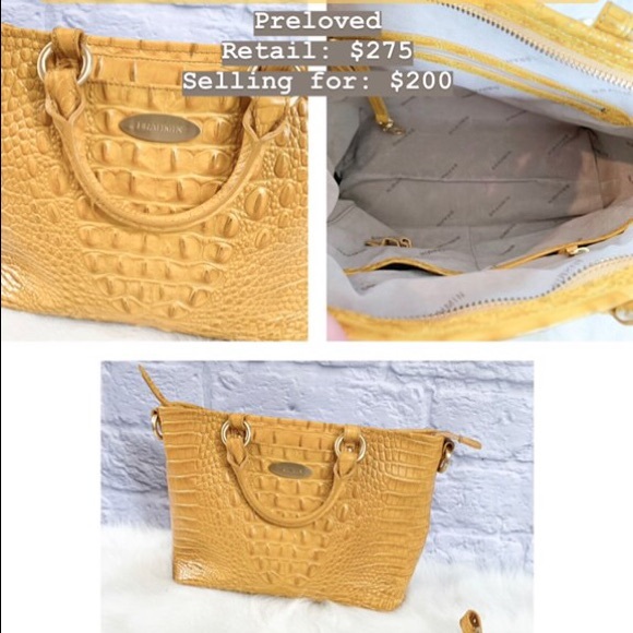 Brahmin Handbags - Brahmin Yellow Handbag